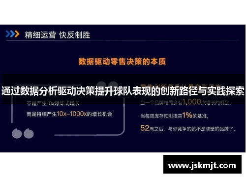 通过数据分析驱动决策提升球队表现的创新路径与实践探索